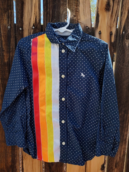 Boys Ribbon Shirt (5/6)